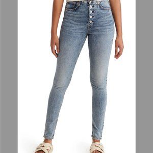 🌺 SOLD rag & bone Nina Highrise Skinny Farrow Button Fly